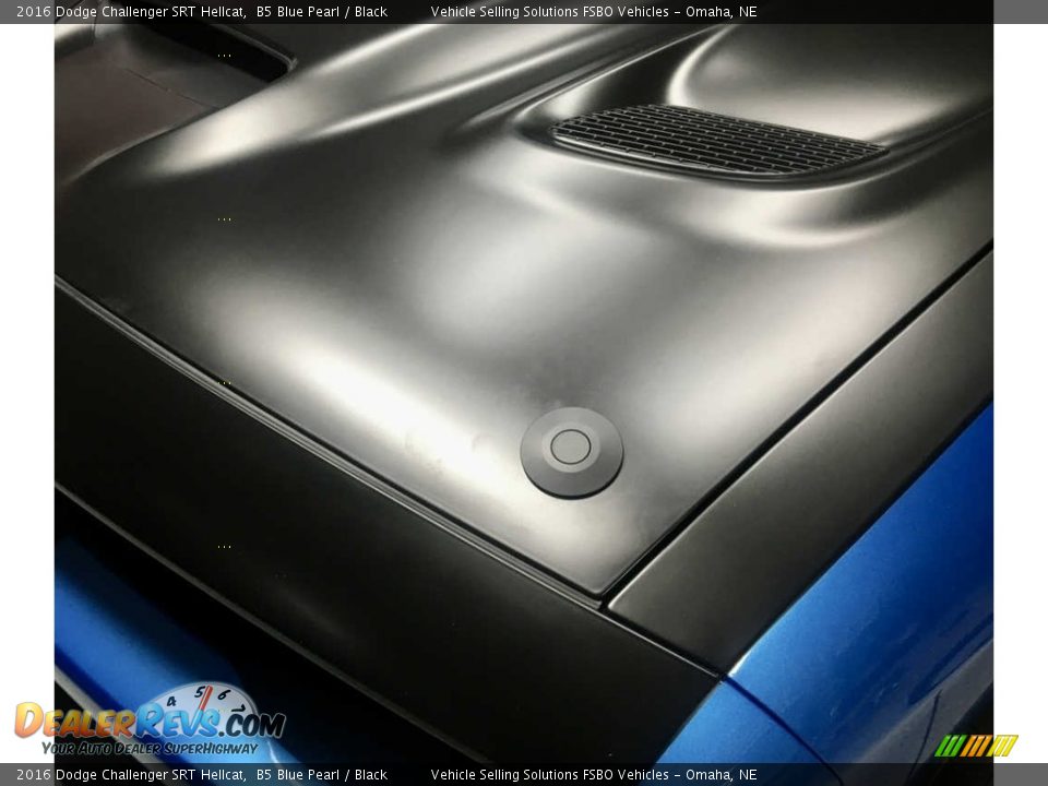 2016 Dodge Challenger SRT Hellcat B5 Blue Pearl / Black Photo #12