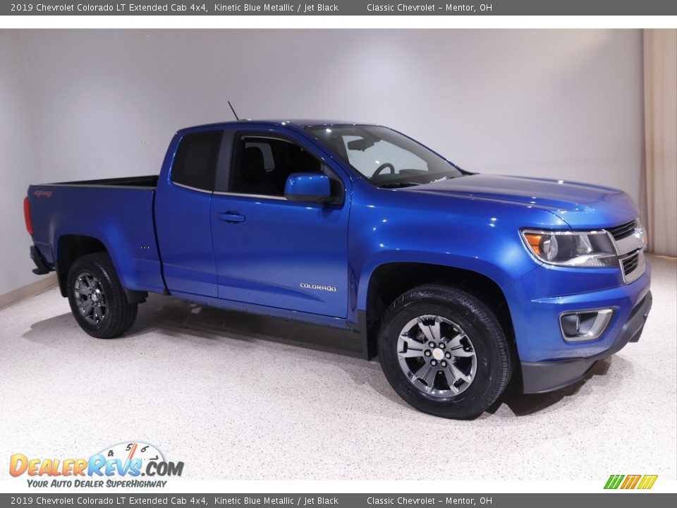 Kinetic Blue Metallic 2019 Chevrolet Colorado LT Extended Cab 4x4 Photo #1