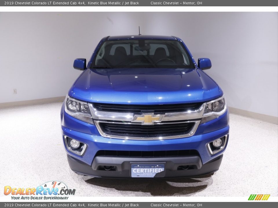 2019 Chevrolet Colorado LT Extended Cab 4x4 Kinetic Blue Metallic / Jet Black Photo #2