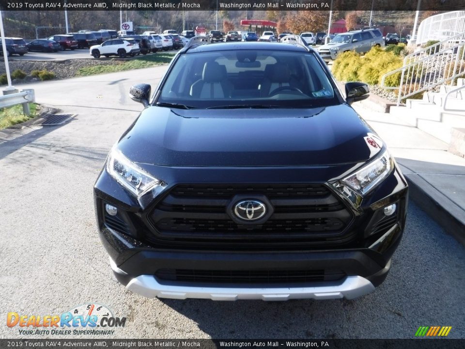 2019 Toyota RAV4 Adventure AWD Midnight Black Metallic / Mocha Photo #12