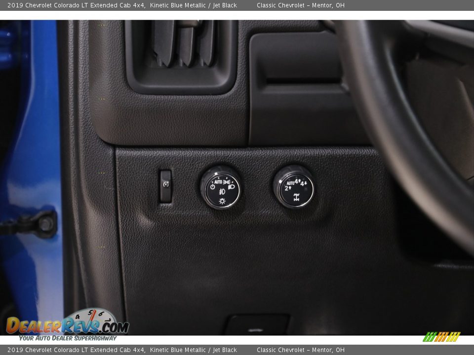 2019 Chevrolet Colorado LT Extended Cab 4x4 Kinetic Blue Metallic / Jet Black Photo #6