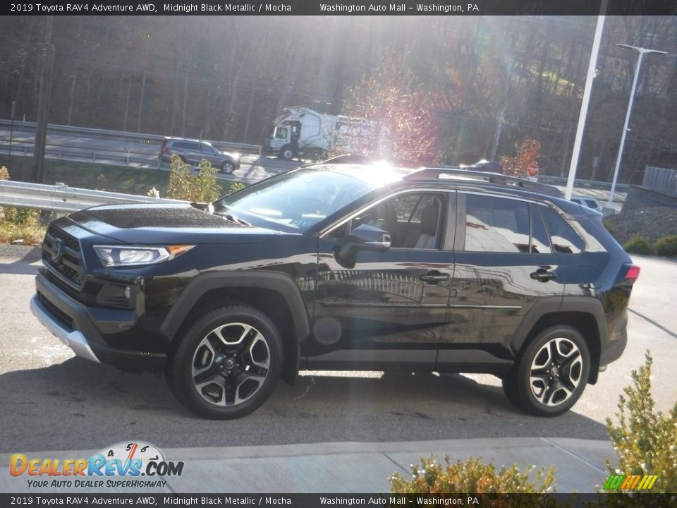 2019 Toyota RAV4 Adventure AWD Midnight Black Metallic / Mocha Photo #15