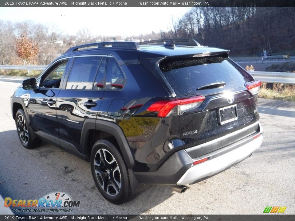 2019 Toyota RAV4 Adventure AWD Midnight Black Metallic / Mocha Photo #16