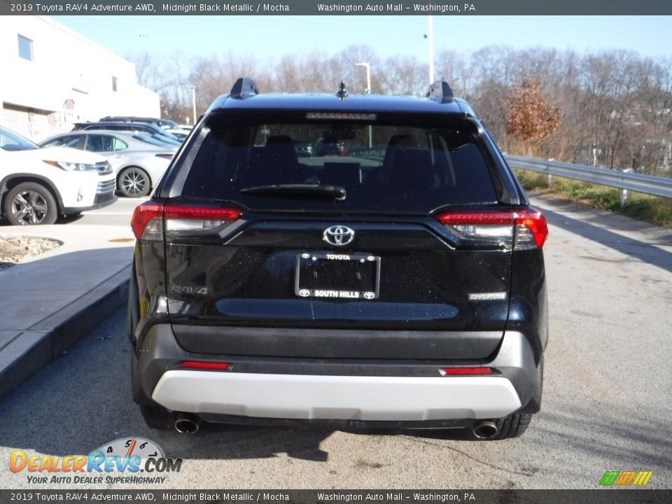 2019 Toyota RAV4 Adventure AWD Midnight Black Metallic / Mocha Photo #17