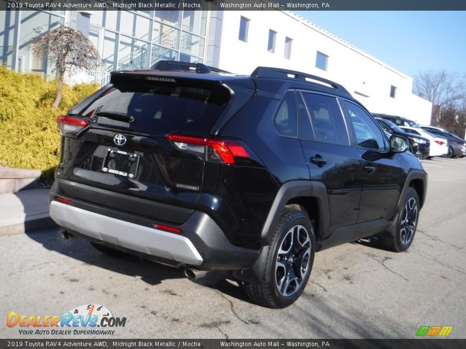 2019 Toyota RAV4 Adventure AWD Midnight Black Metallic / Mocha Photo #18