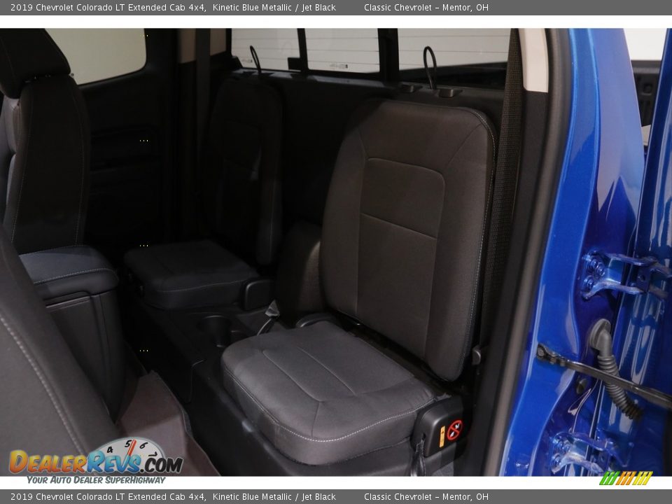 2019 Chevrolet Colorado LT Extended Cab 4x4 Kinetic Blue Metallic / Jet Black Photo #16