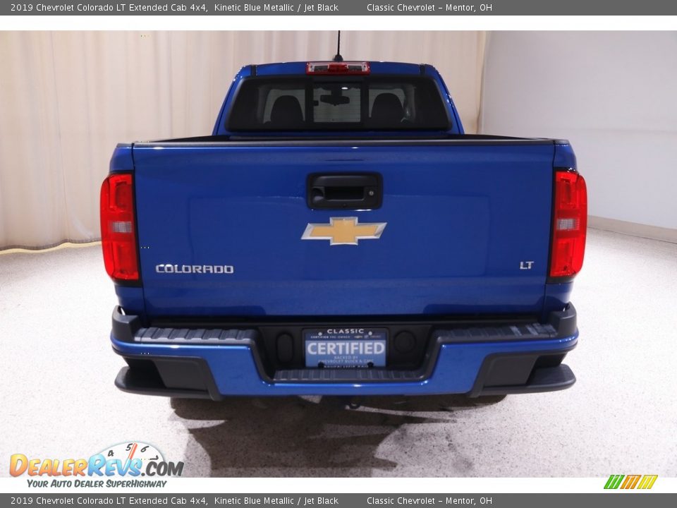 2019 Chevrolet Colorado LT Extended Cab 4x4 Kinetic Blue Metallic / Jet Black Photo #17