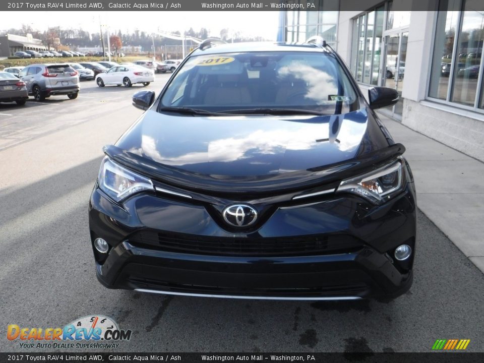 2017 Toyota RAV4 Limited AWD Galactic Aqua Mica / Ash Photo #4