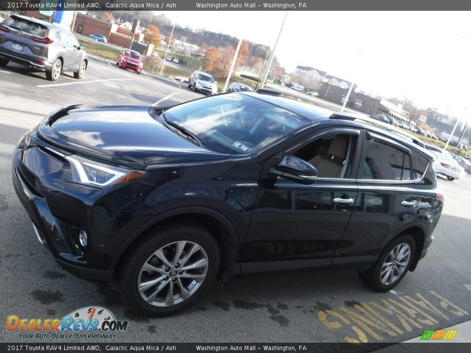 2017 Toyota RAV4 Limited AWD Galactic Aqua Mica / Ash Photo #6