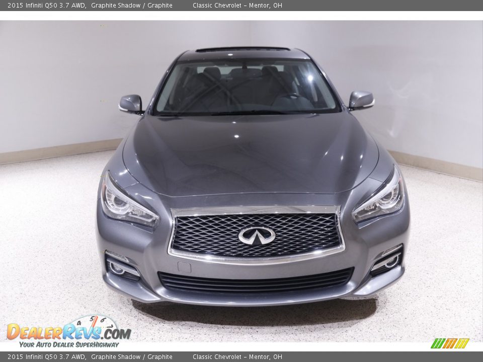 2015 Infiniti Q50 3.7 AWD Graphite Shadow / Graphite Photo #2