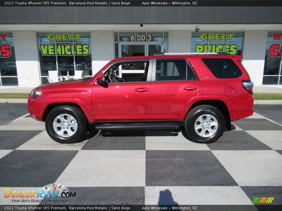 2022 Toyota 4Runner SR5 Premium Barcelona Red Metallic / Sand Beige Photo #1