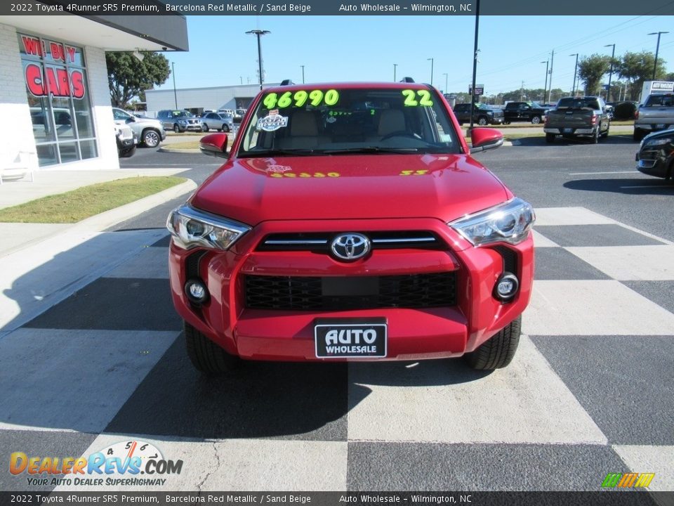 2022 Toyota 4Runner SR5 Premium Barcelona Red Metallic / Sand Beige Photo #2