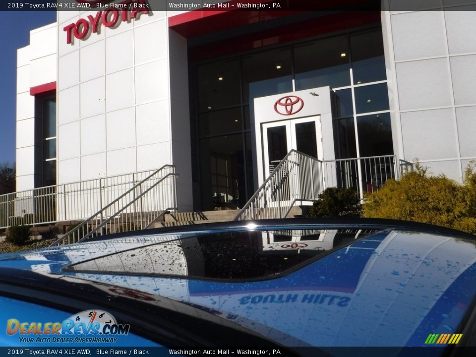 2019 Toyota RAV4 XLE AWD Blue Flame / Black Photo #3