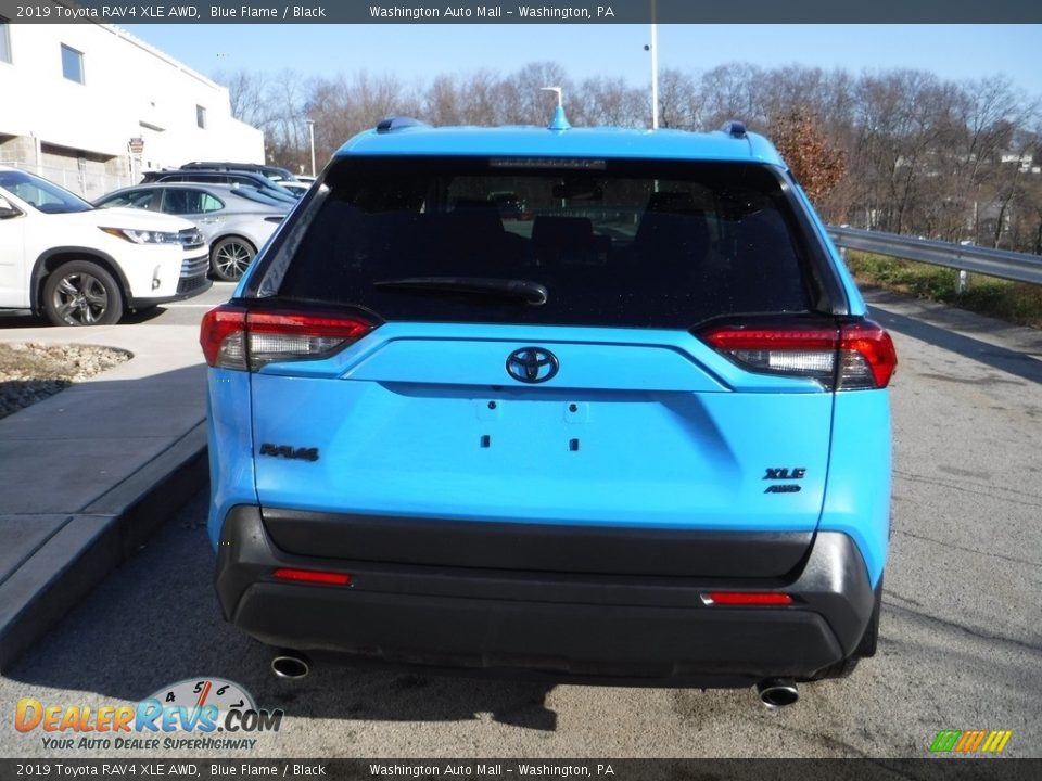 2019 Toyota RAV4 XLE AWD Blue Flame / Black Photo #13