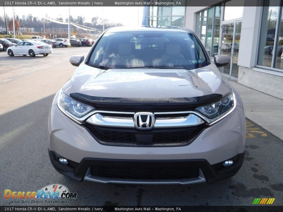 2017 Honda CR-V EX-L AWD Sandstorm Metallic / Ivory Photo #5