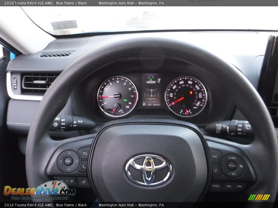 2019 Toyota RAV4 XLE AWD Blue Flame / Black Photo #24