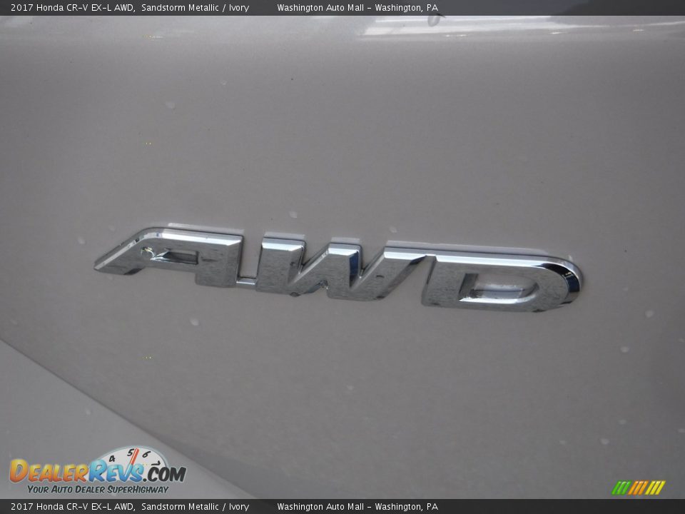2017 Honda CR-V EX-L AWD Sandstorm Metallic / Ivory Photo #11