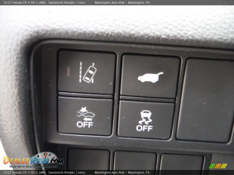 2017 Honda CR-V EX-L AWD Sandstorm Metallic / Ivory Photo #14