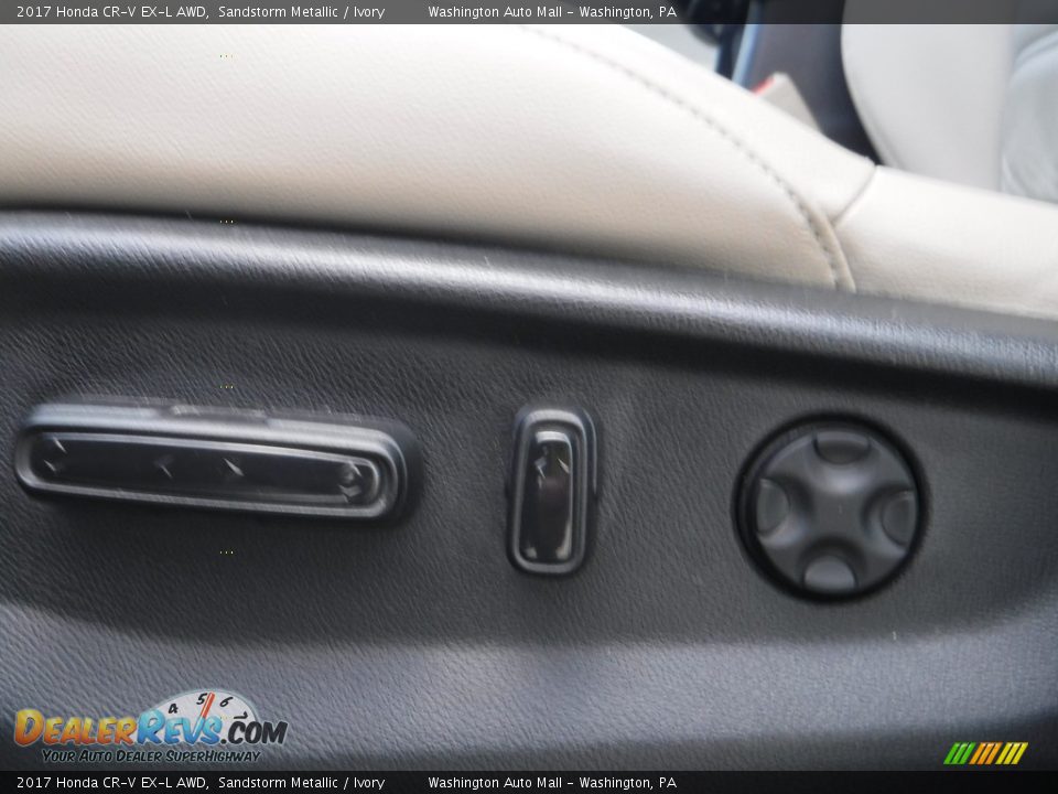 2017 Honda CR-V EX-L AWD Sandstorm Metallic / Ivory Photo #17