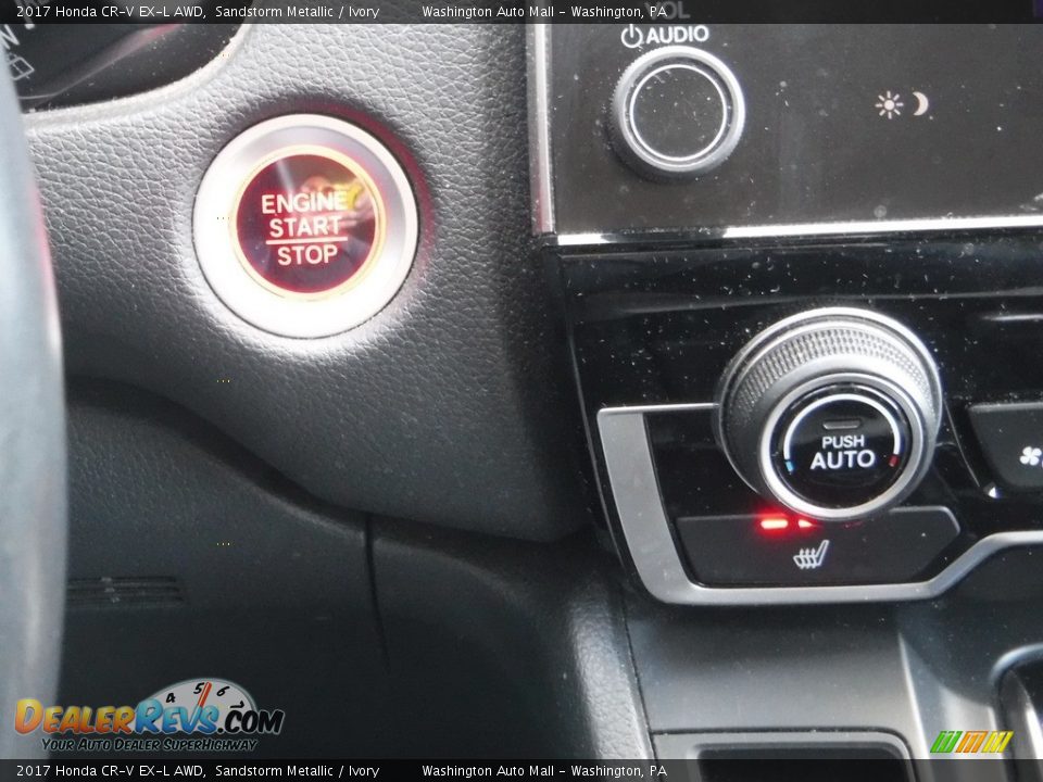 2017 Honda CR-V EX-L AWD Sandstorm Metallic / Ivory Photo #20