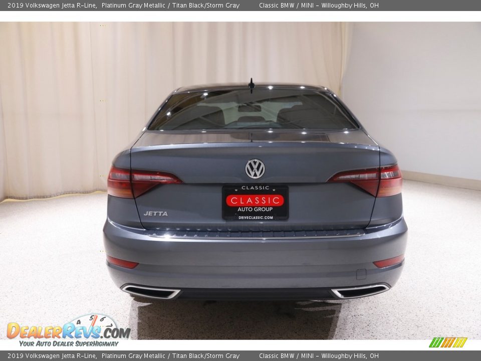 2019 Volkswagen Jetta R-Line Platinum Gray Metallic / Titan Black/Storm Gray Photo #17