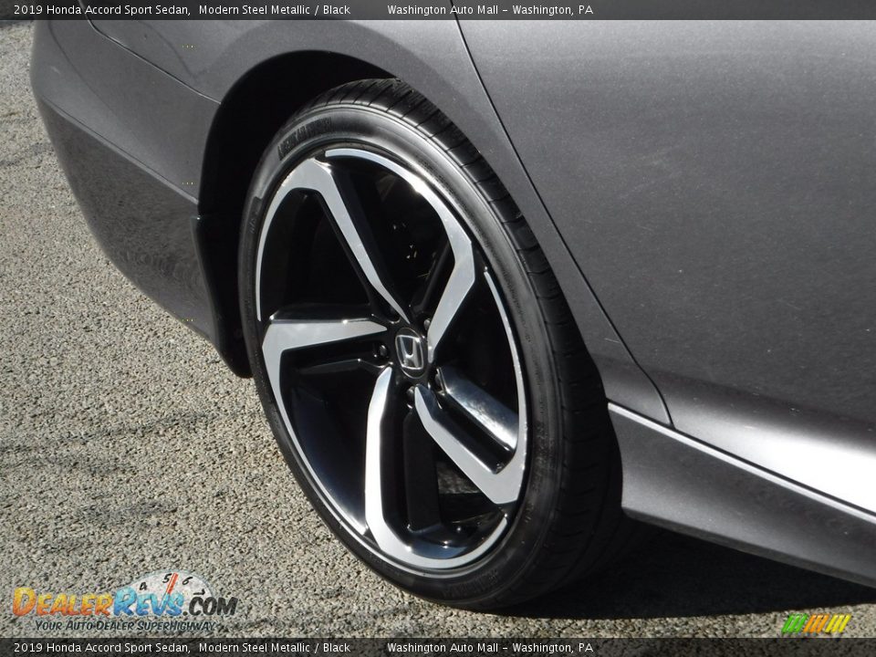 2019 Honda Accord Sport Sedan Modern Steel Metallic / Black Photo #10
