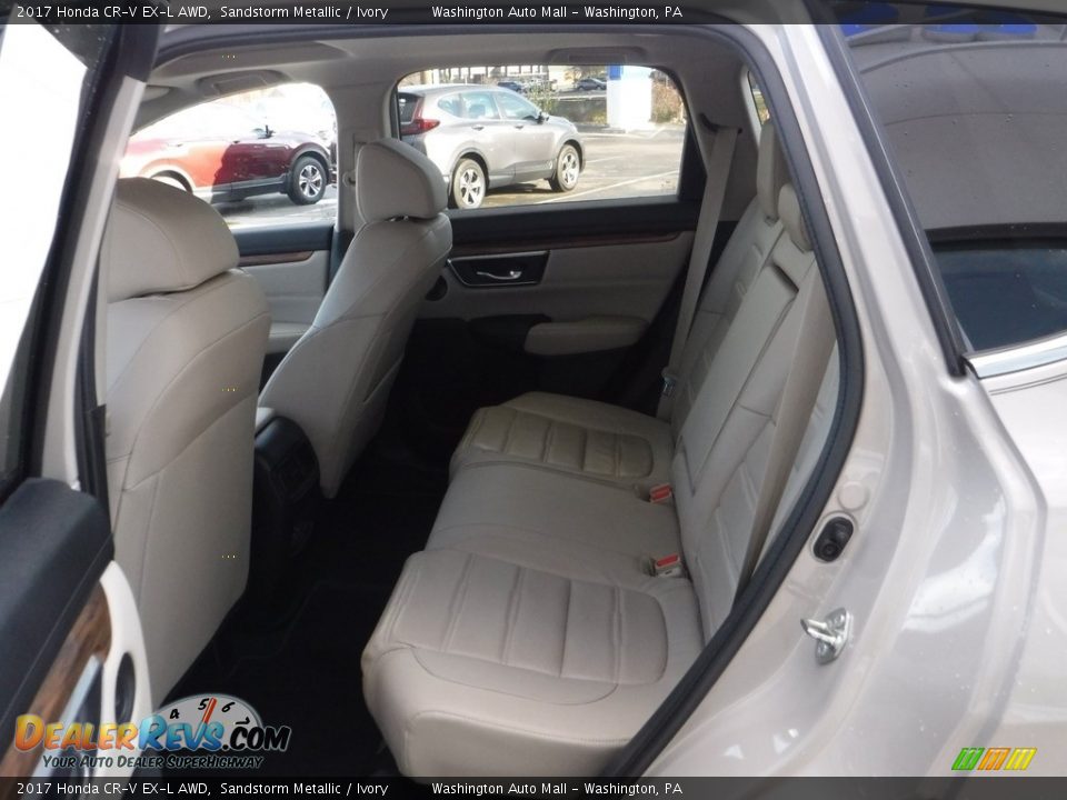 2017 Honda CR-V EX-L AWD Sandstorm Metallic / Ivory Photo #27