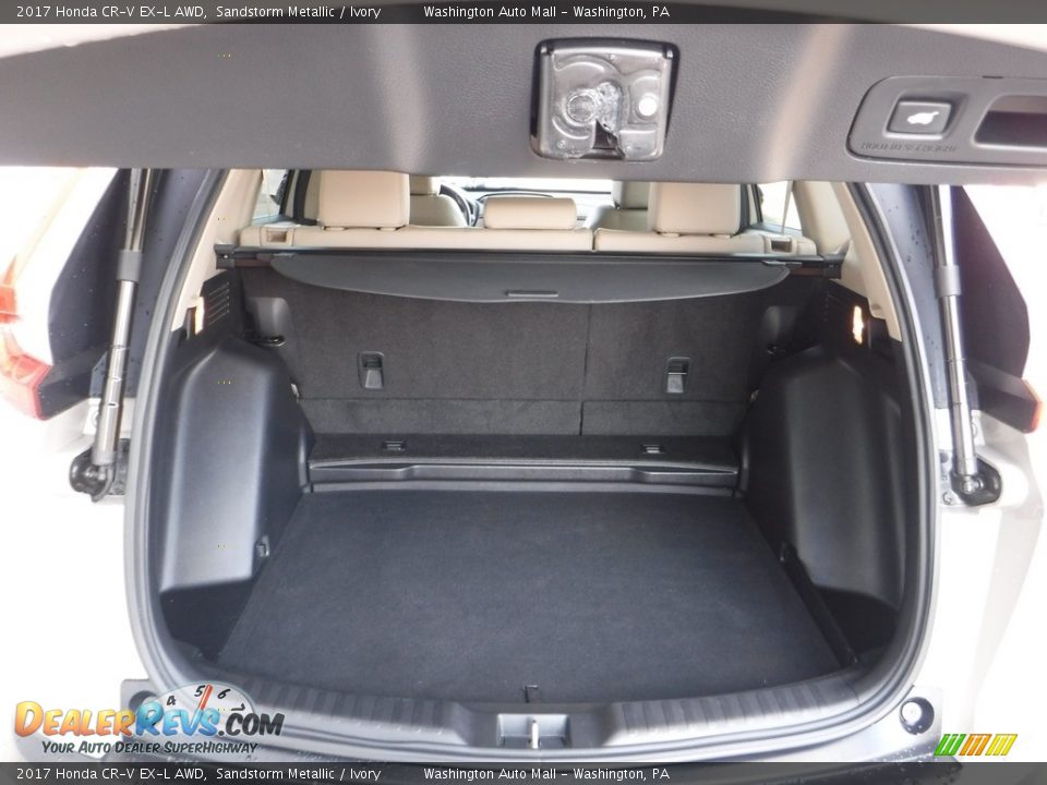 2017 Honda CR-V EX-L AWD Sandstorm Metallic / Ivory Photo #28