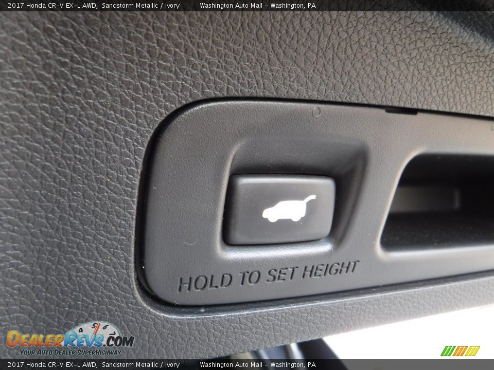2017 Honda CR-V EX-L AWD Sandstorm Metallic / Ivory Photo #29