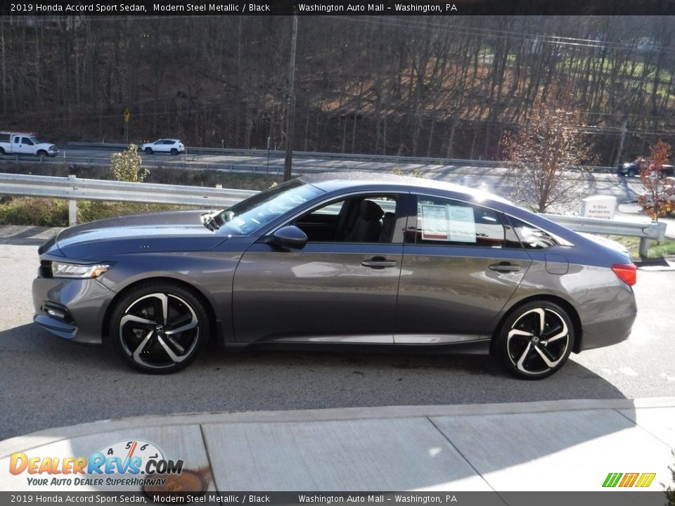 2019 Honda Accord Sport Sedan Modern Steel Metallic / Black Photo #13