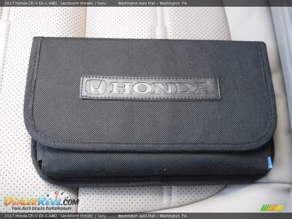 2017 Honda CR-V EX-L AWD Sandstorm Metallic / Ivory Photo #30