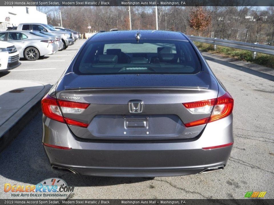 2019 Honda Accord Sport Sedan Modern Steel Metallic / Black Photo #15