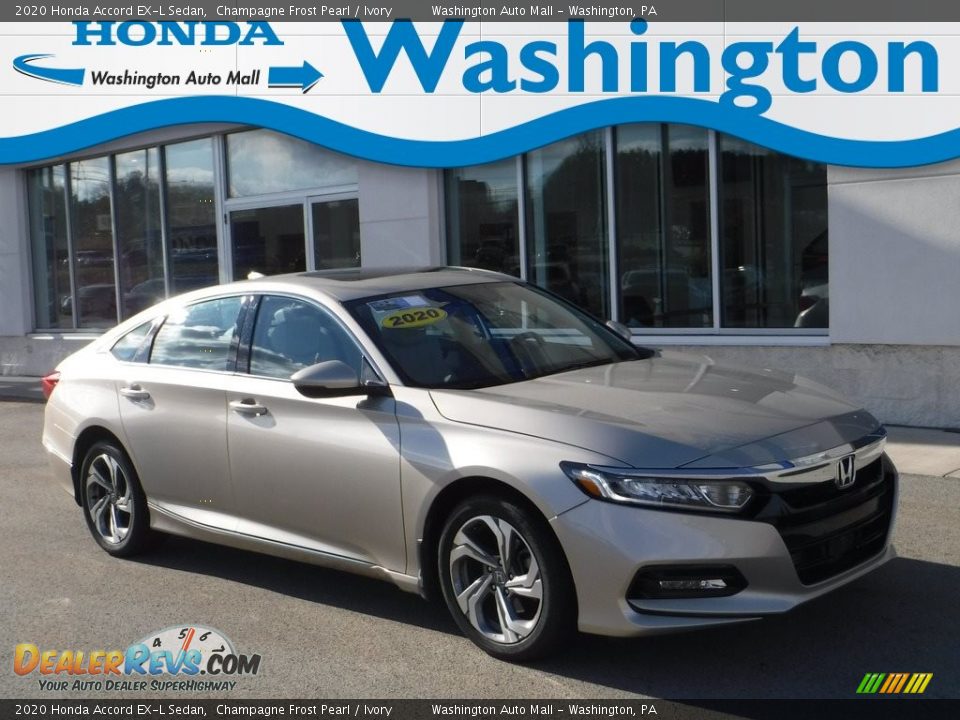 2020 Honda Accord EX-L Sedan Champagne Frost Pearl / Ivory Photo #1