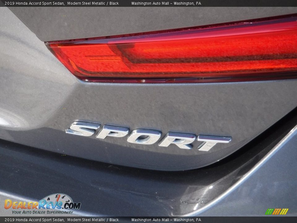 2019 Honda Accord Sport Sedan Modern Steel Metallic / Black Photo #17