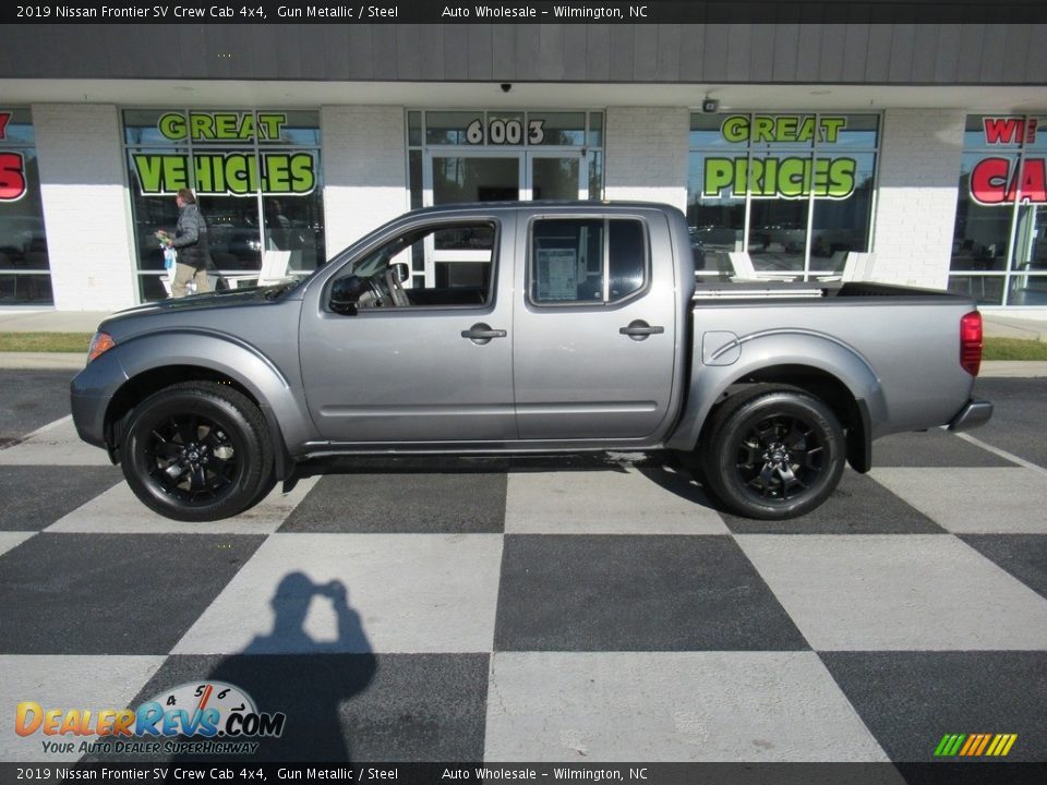 2019 Nissan Frontier SV Crew Cab 4x4 Gun Metallic / Steel Photo #1