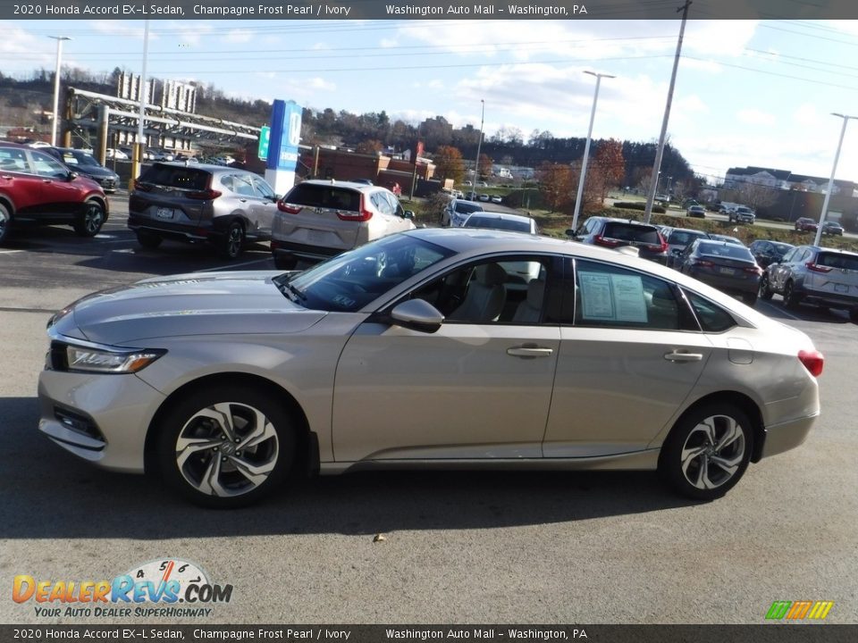 2020 Honda Accord EX-L Sedan Champagne Frost Pearl / Ivory Photo #7