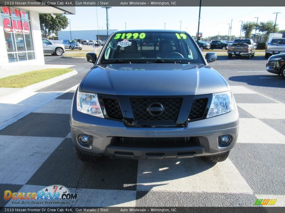 2019 Nissan Frontier SV Crew Cab 4x4 Gun Metallic / Steel Photo #2