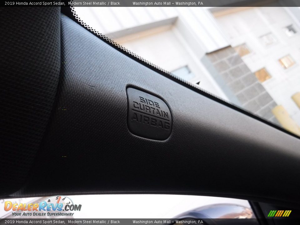 2019 Honda Accord Sport Sedan Modern Steel Metallic / Black Photo #24