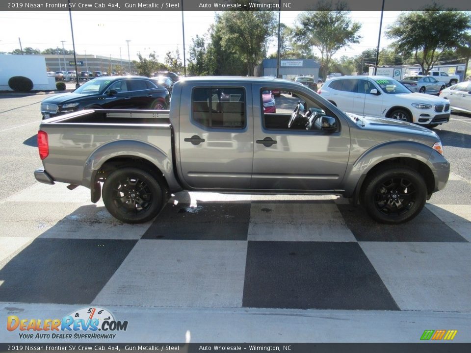 2019 Nissan Frontier SV Crew Cab 4x4 Gun Metallic / Steel Photo #3