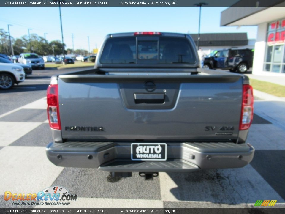 2019 Nissan Frontier SV Crew Cab 4x4 Gun Metallic / Steel Photo #4