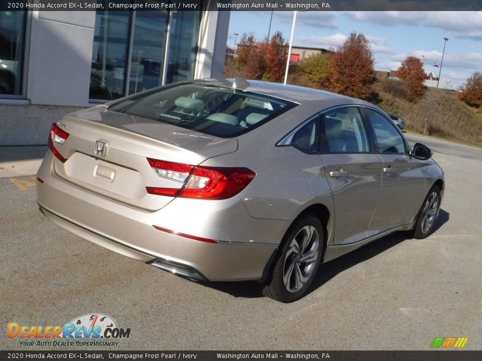 2020 Honda Accord EX-L Sedan Champagne Frost Pearl / Ivory Photo #10