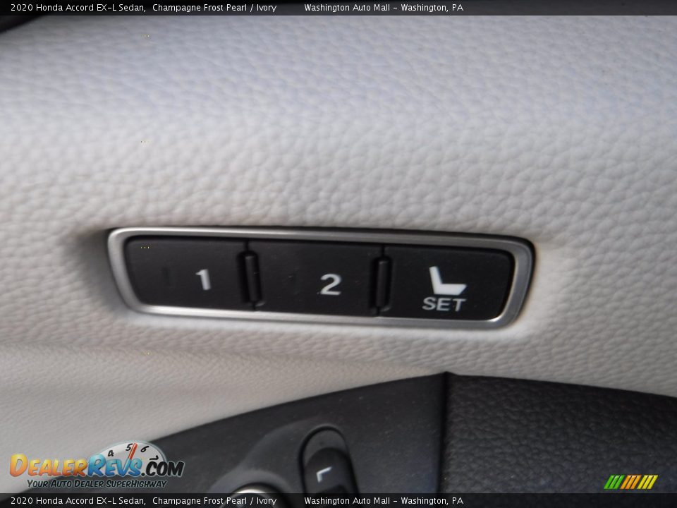 2020 Honda Accord EX-L Sedan Champagne Frost Pearl / Ivory Photo #13