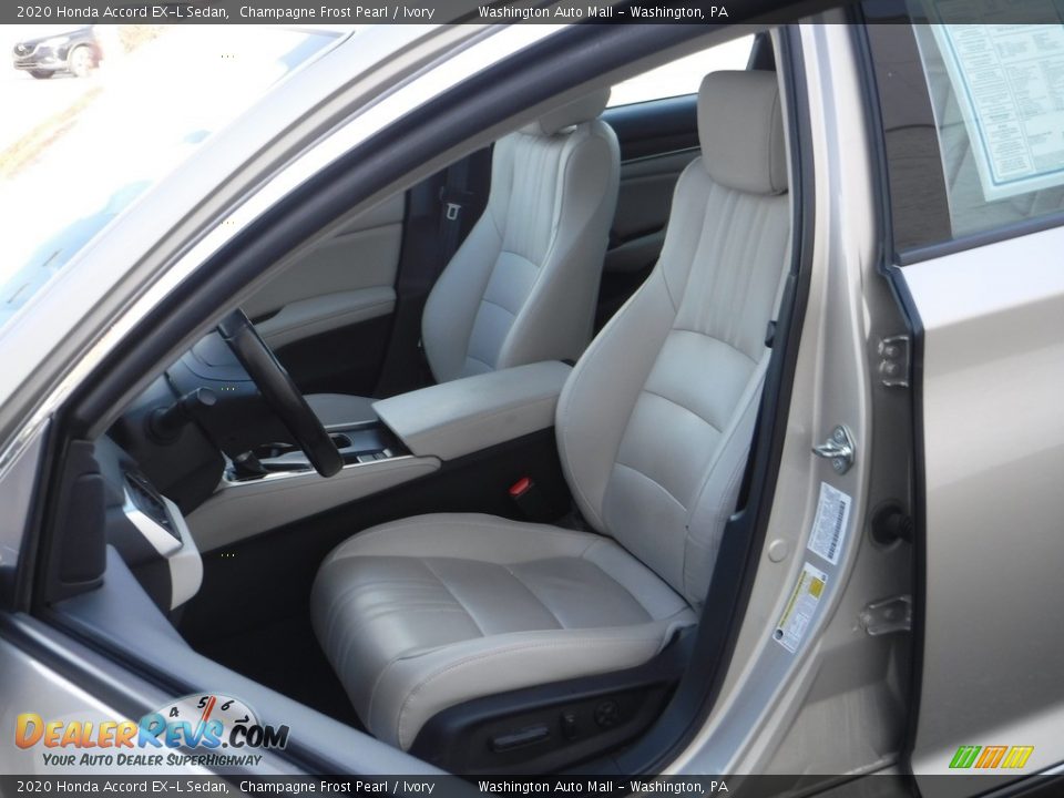 2020 Honda Accord EX-L Sedan Champagne Frost Pearl / Ivory Photo #15