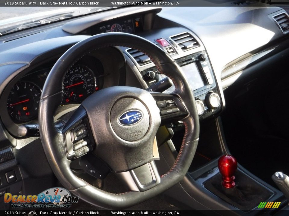 2019 Subaru WRX Dark Gray Metallic / Carbon Black Photo #4