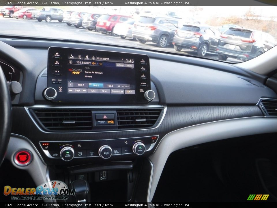 2020 Honda Accord EX-L Sedan Champagne Frost Pearl / Ivory Photo #19