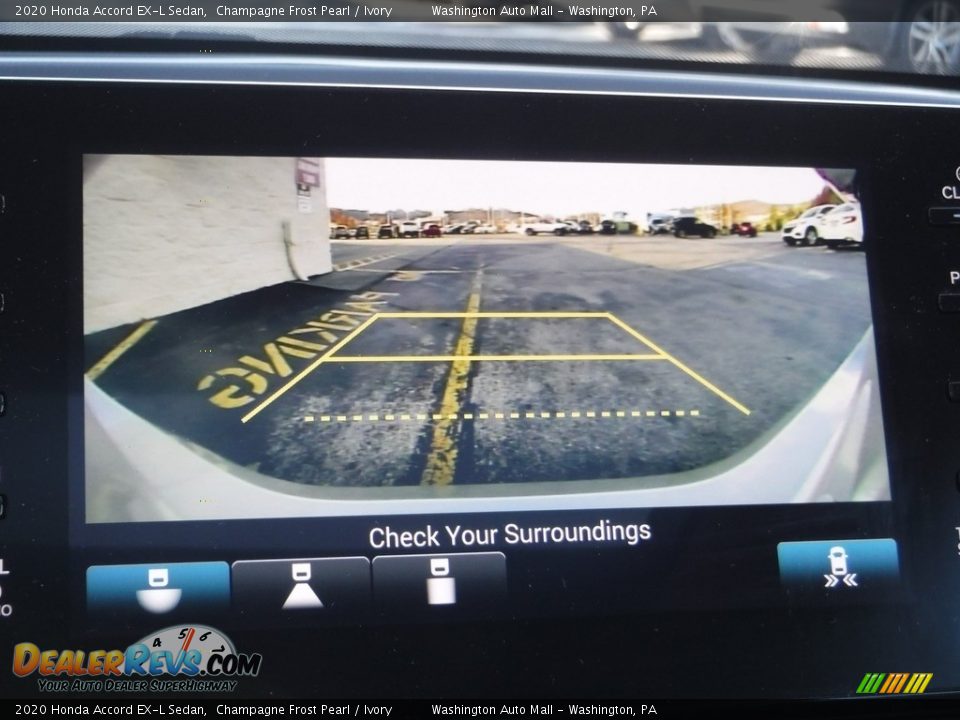 2020 Honda Accord EX-L Sedan Champagne Frost Pearl / Ivory Photo #20