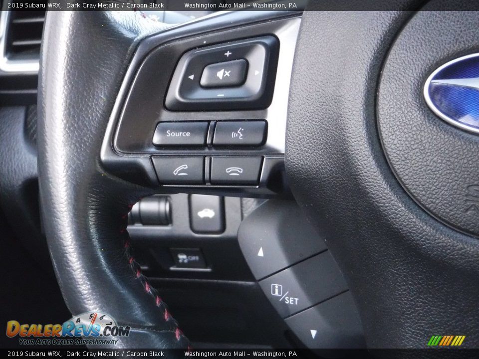 2019 Subaru WRX Dark Gray Metallic / Carbon Black Photo #7