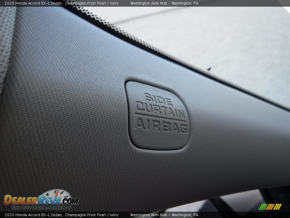 2020 Honda Accord EX-L Sedan Champagne Frost Pearl / Ivory Photo #28