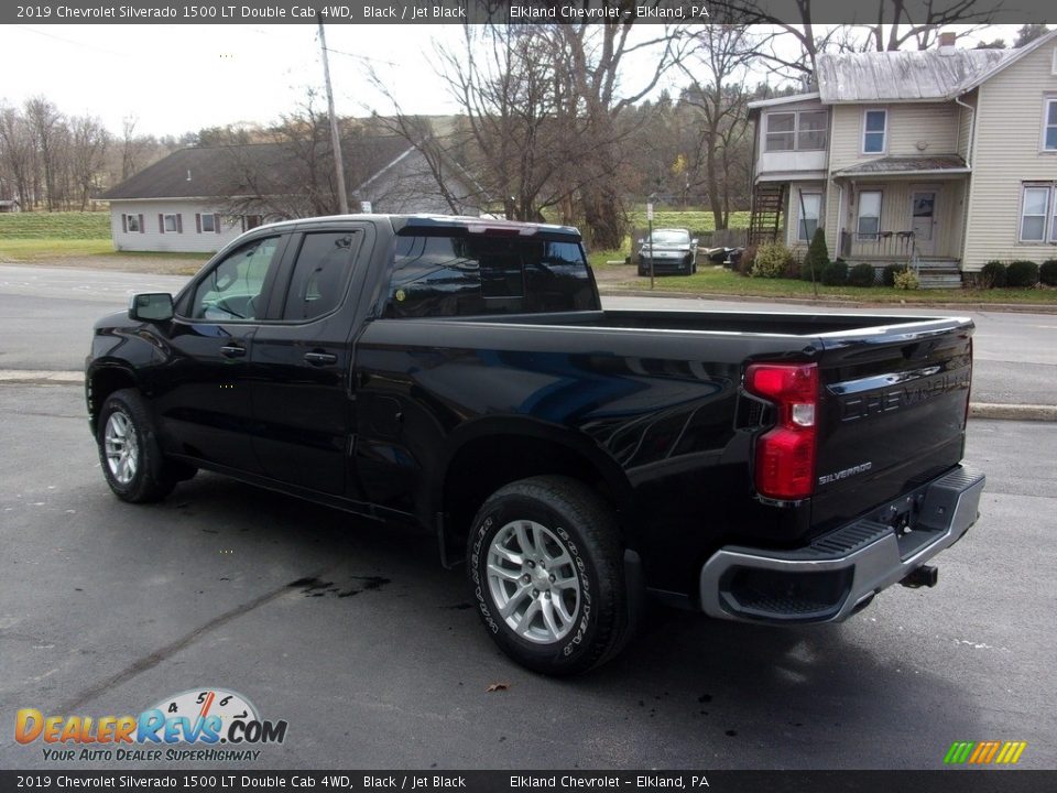 2019 Chevrolet Silverado 1500 LT Double Cab 4WD Black / Jet Black Photo #5