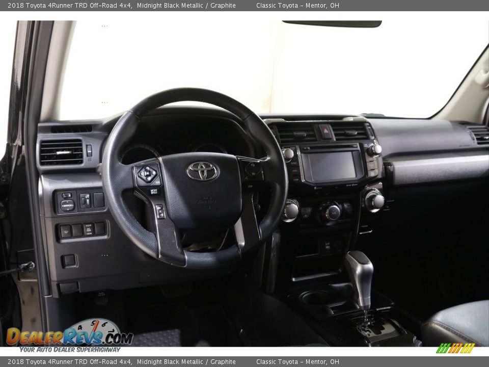 2018 Toyota 4Runner TRD Off-Road 4x4 Midnight Black Metallic / Graphite Photo #6